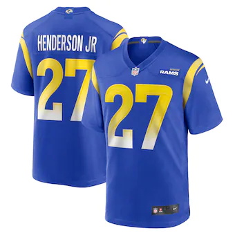 mens nike darrell henderson jr royal los angeles rams game 